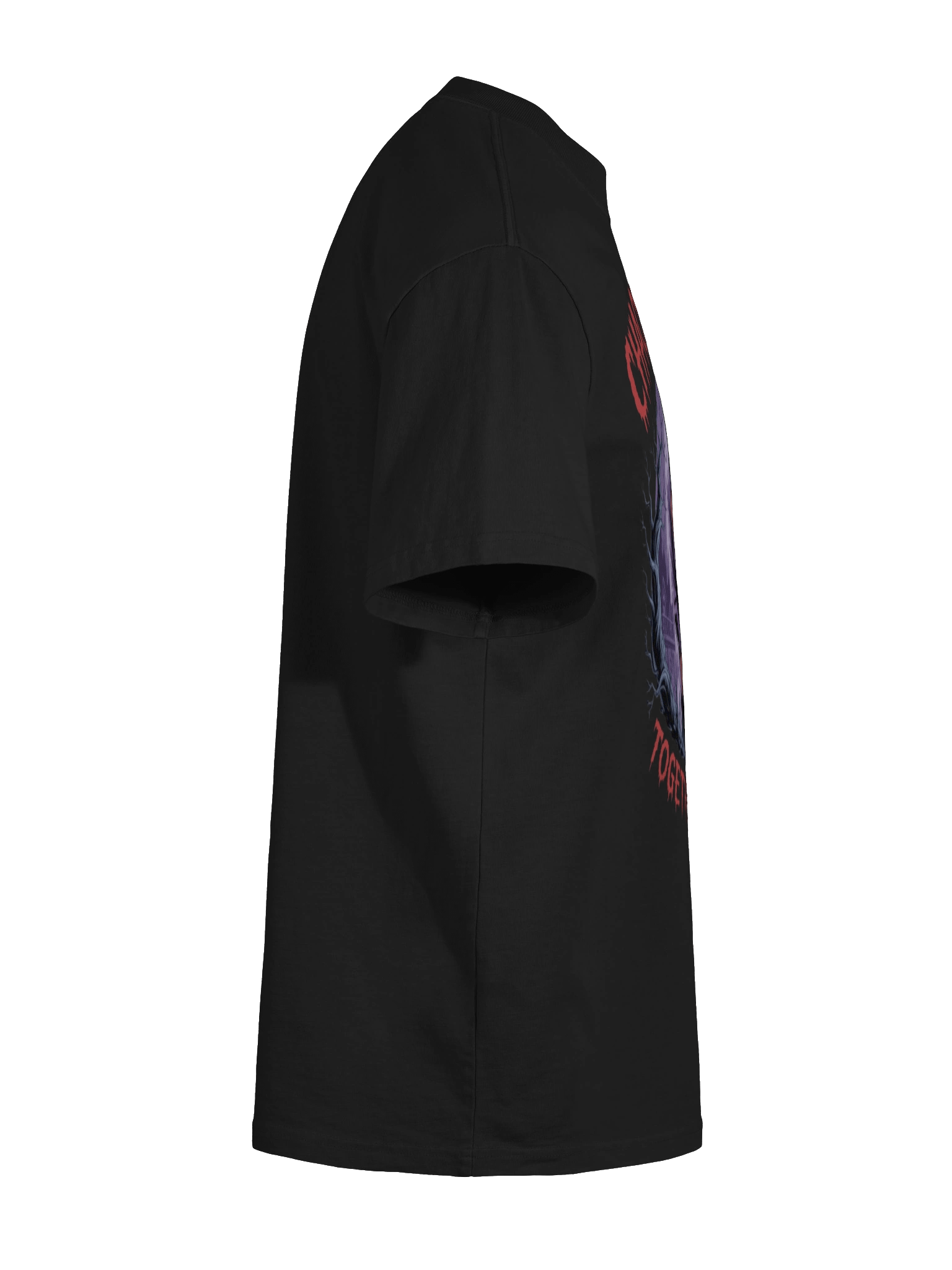 Joker & Harley Quinn 'Chaos Reigns Together Forever' Oversized Faded T-Shirt product image (11)