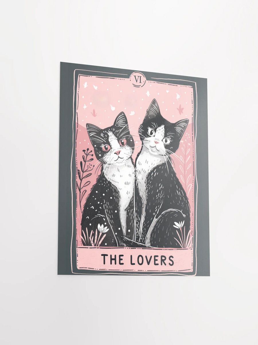 The Lovers Tarot Card Feline Art Print product image (12)