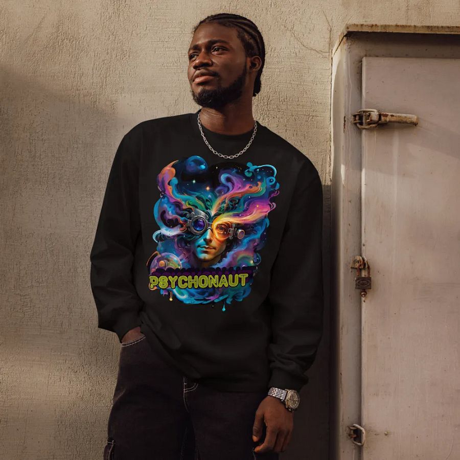 [Psychonaut] Unisex Premium Heavyweight Long Sleeve Shirt product image (4)