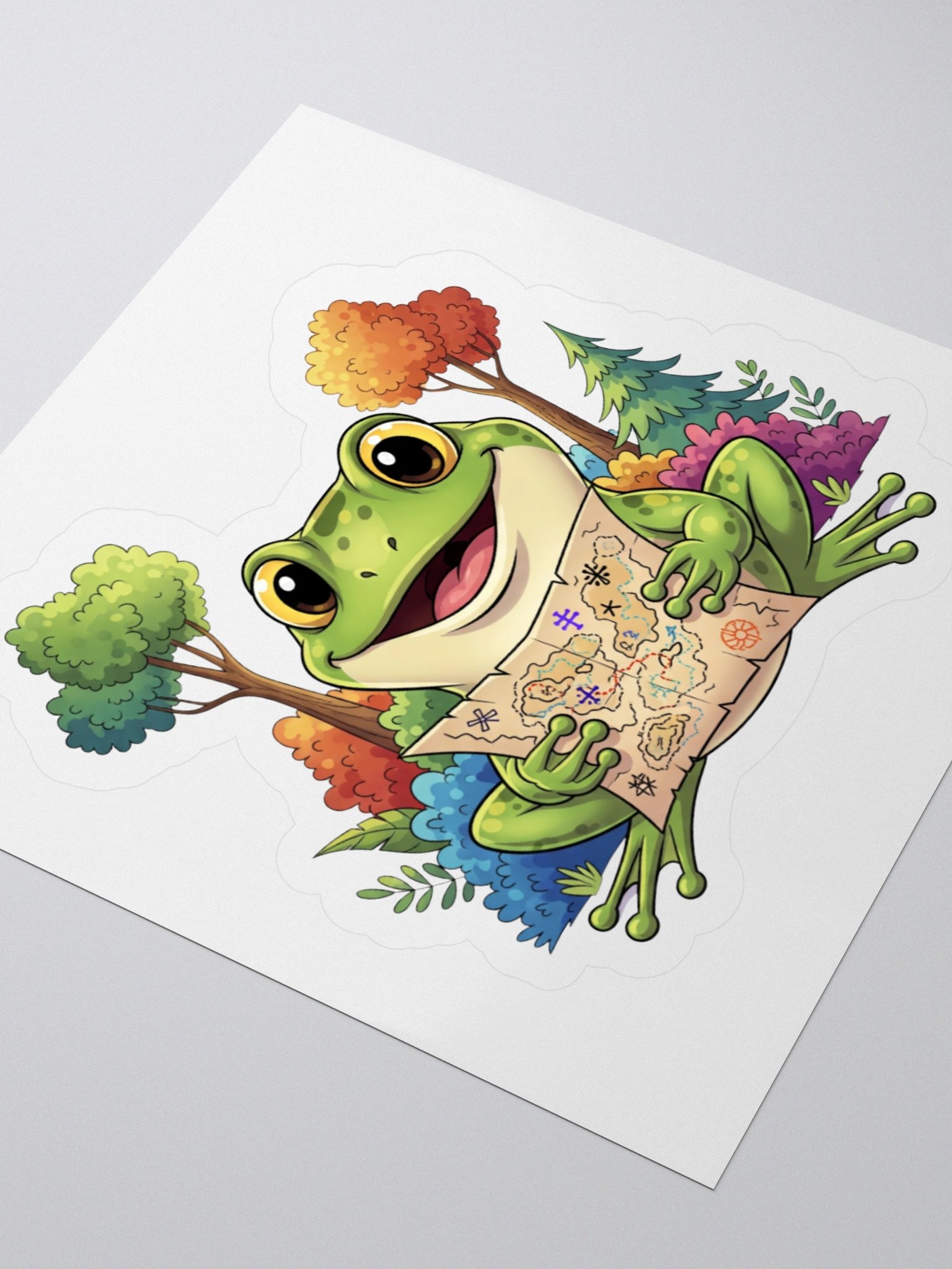 Froggy Explorer Sticker product image (5)