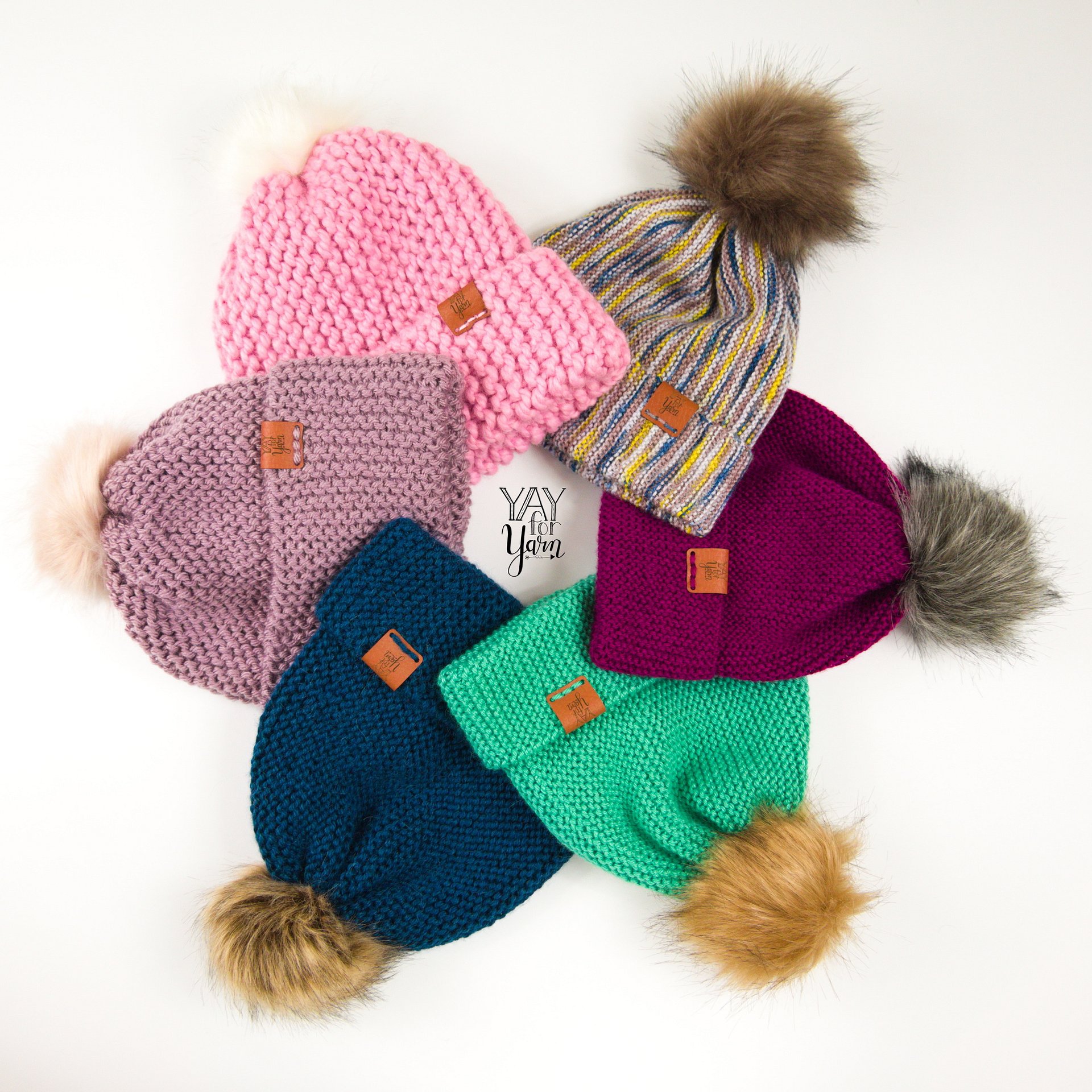 Easiest Knitted Hat EVER - PDF Knitting Pattern & Video Tutorial for Beginners product image (10)