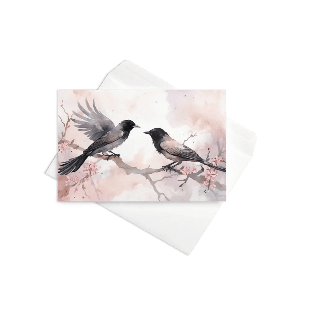 All-Occasion Greeting Card: Loving Crows product image (9)