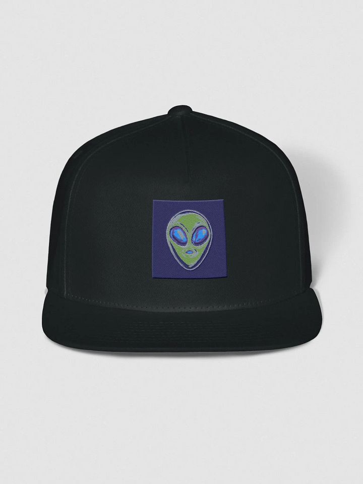 alien green flat hat product image (1)