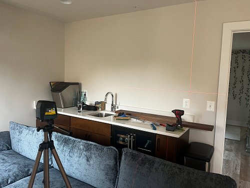 Shelf wall mounting