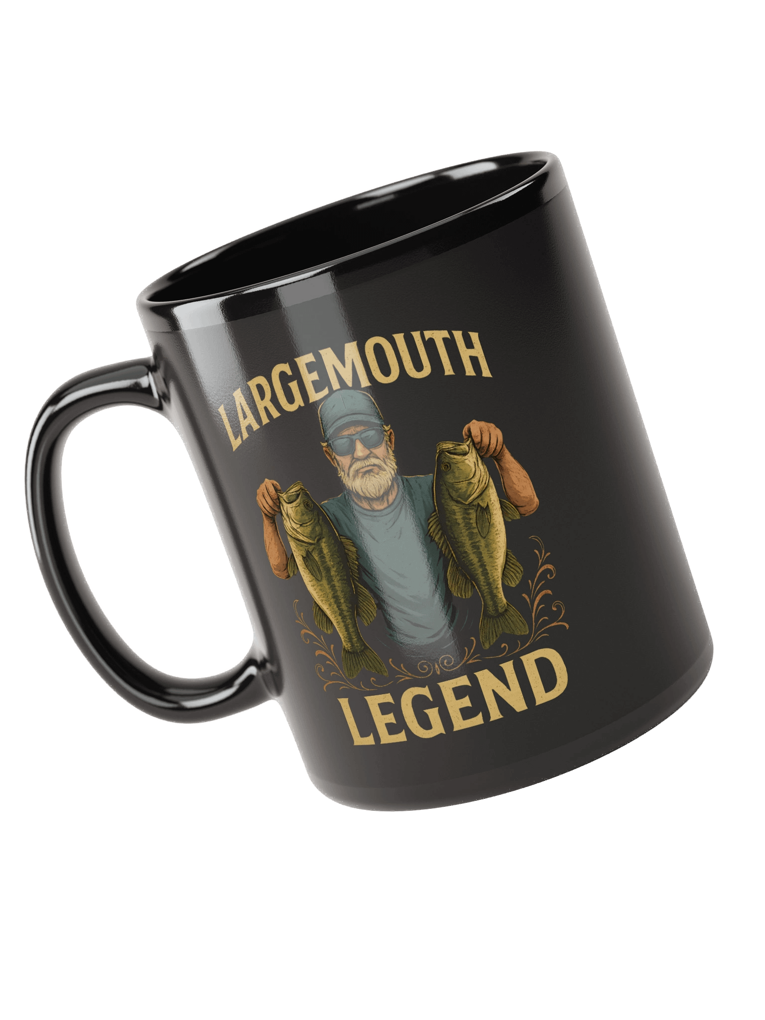 Bass Fishing Coffee Mug – Largemouth Bass Angler Cup for Fishermen product image (5)
