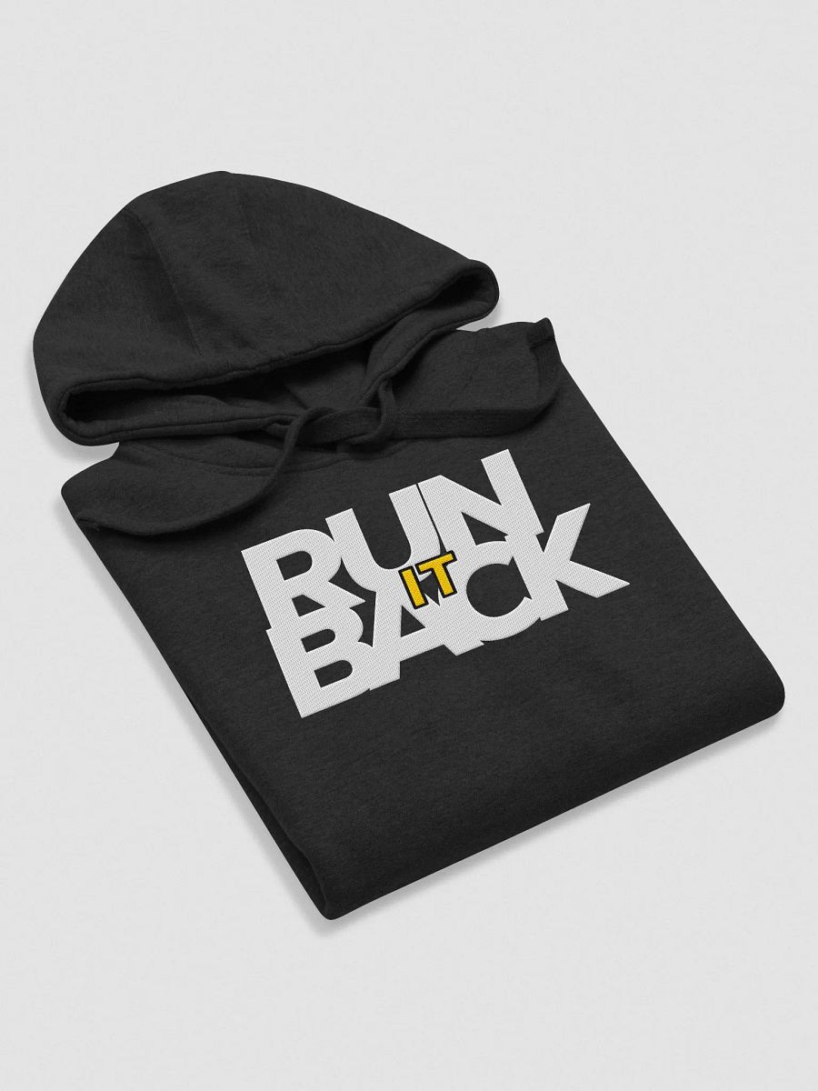 RUN IT BACK Embroidered Hoodie White Lettering product image (6)