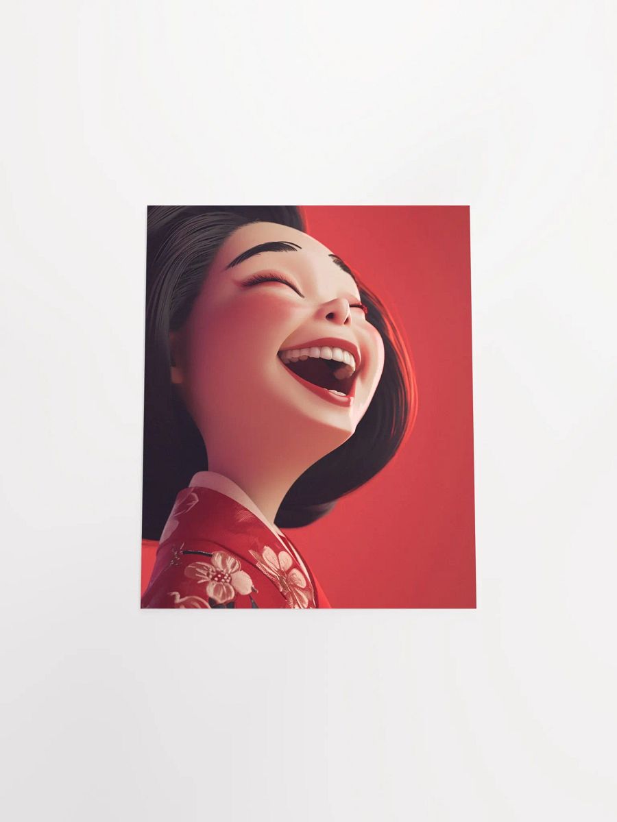 Joyful Geisha Laughter Poster product image (4)