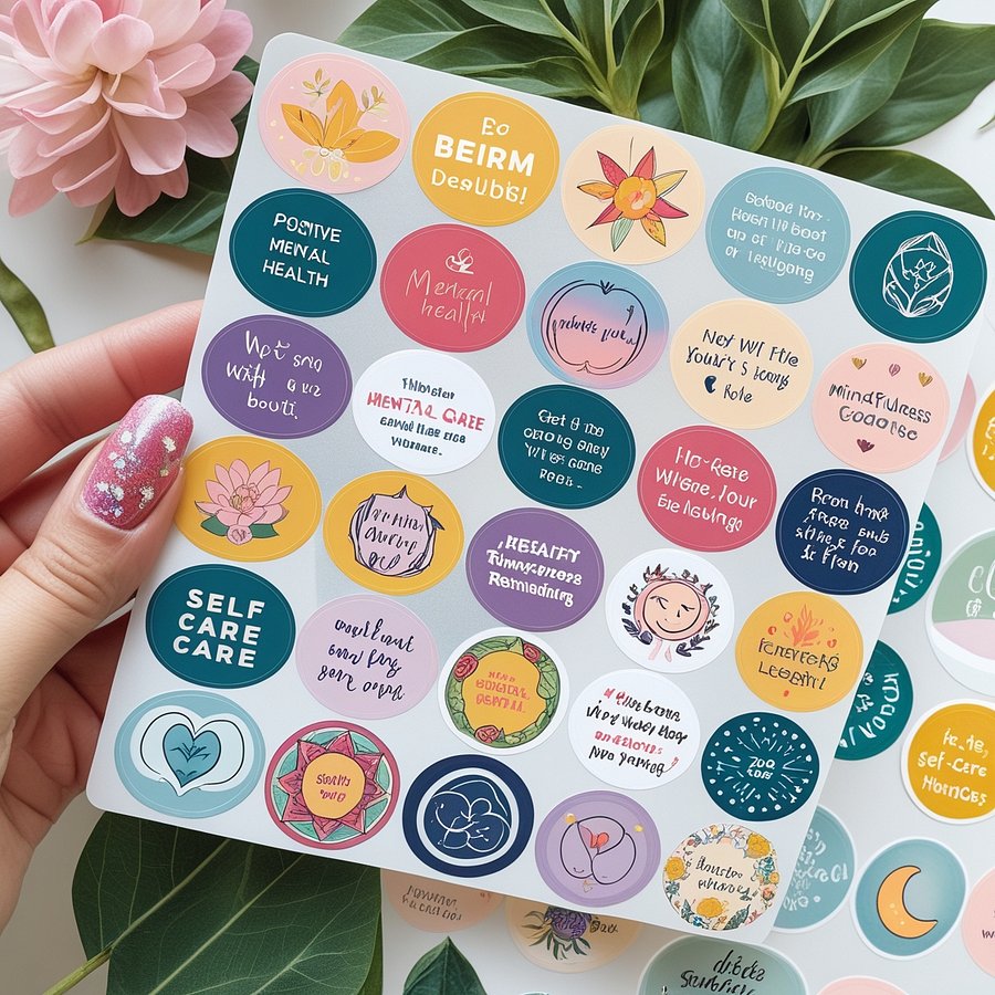 More than 1000 Stickers for Positive Mental Health & Self-Care product image (4)