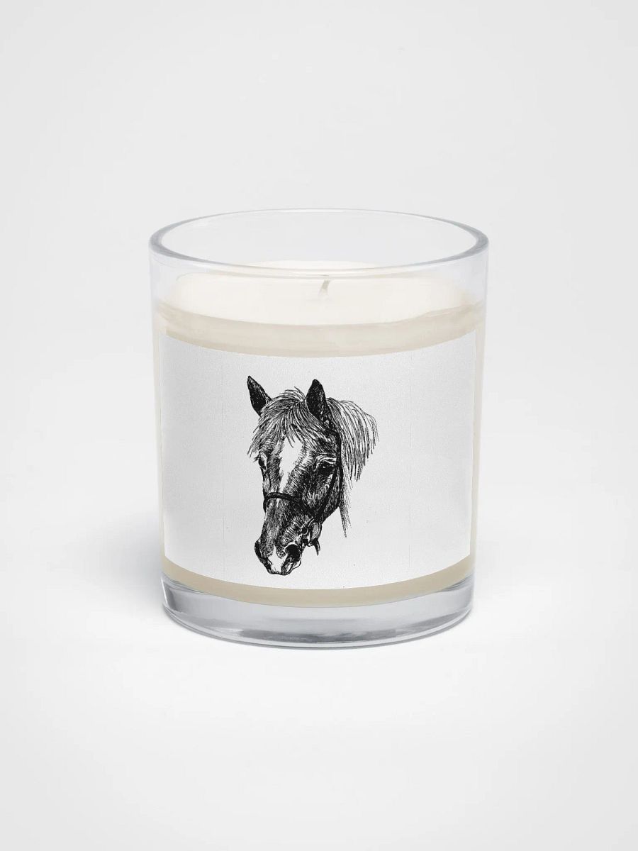 'Flossy' horse candle product image (1)