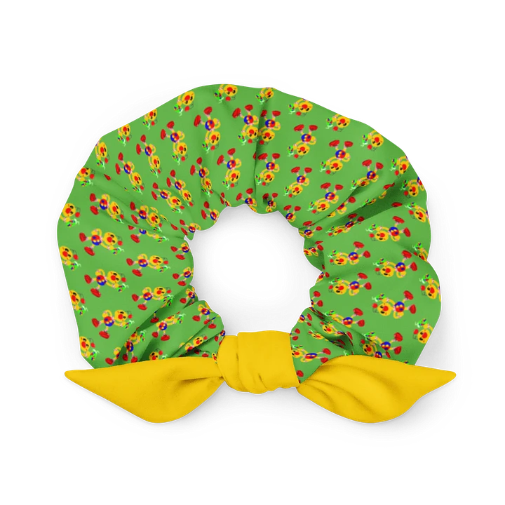 Green and Yellow Boyoyoing Scrunchie product image (1)