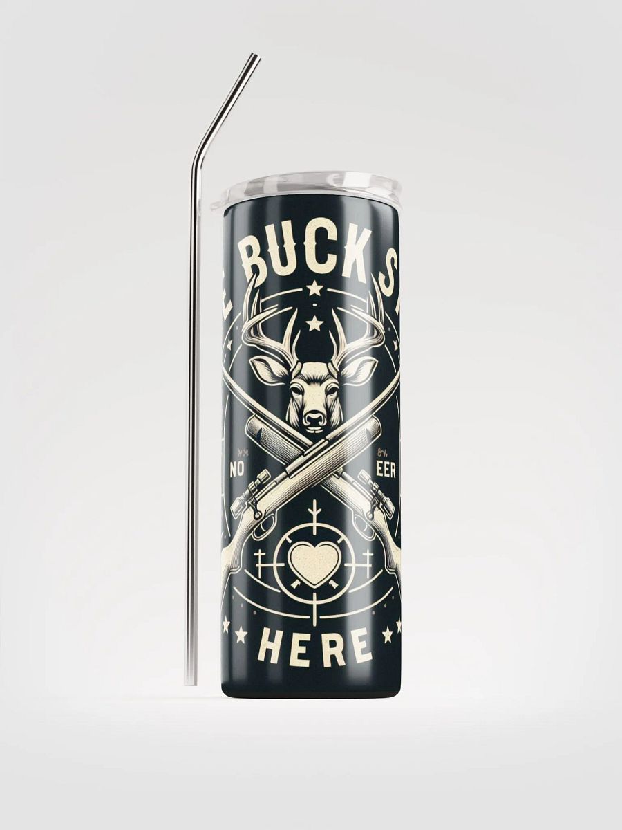 Buck Stops Here Stainless Steel Tumbler product image (1)