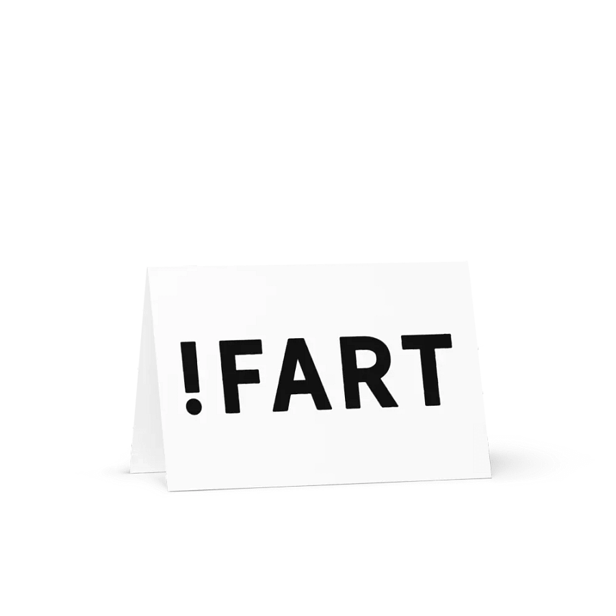 !FART CARD 003 product image (1)