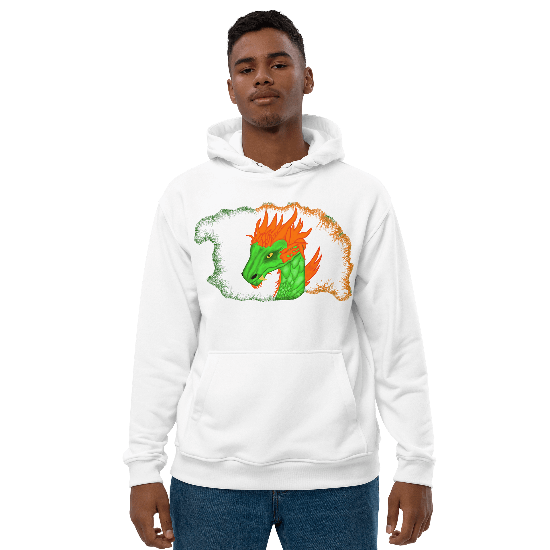 Dragon's Fury Premium Eco Hoodie product image (1)