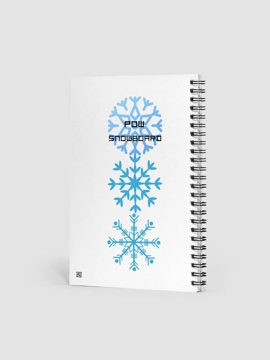 Snowflake Symphony Spiral Notebook product image (2)