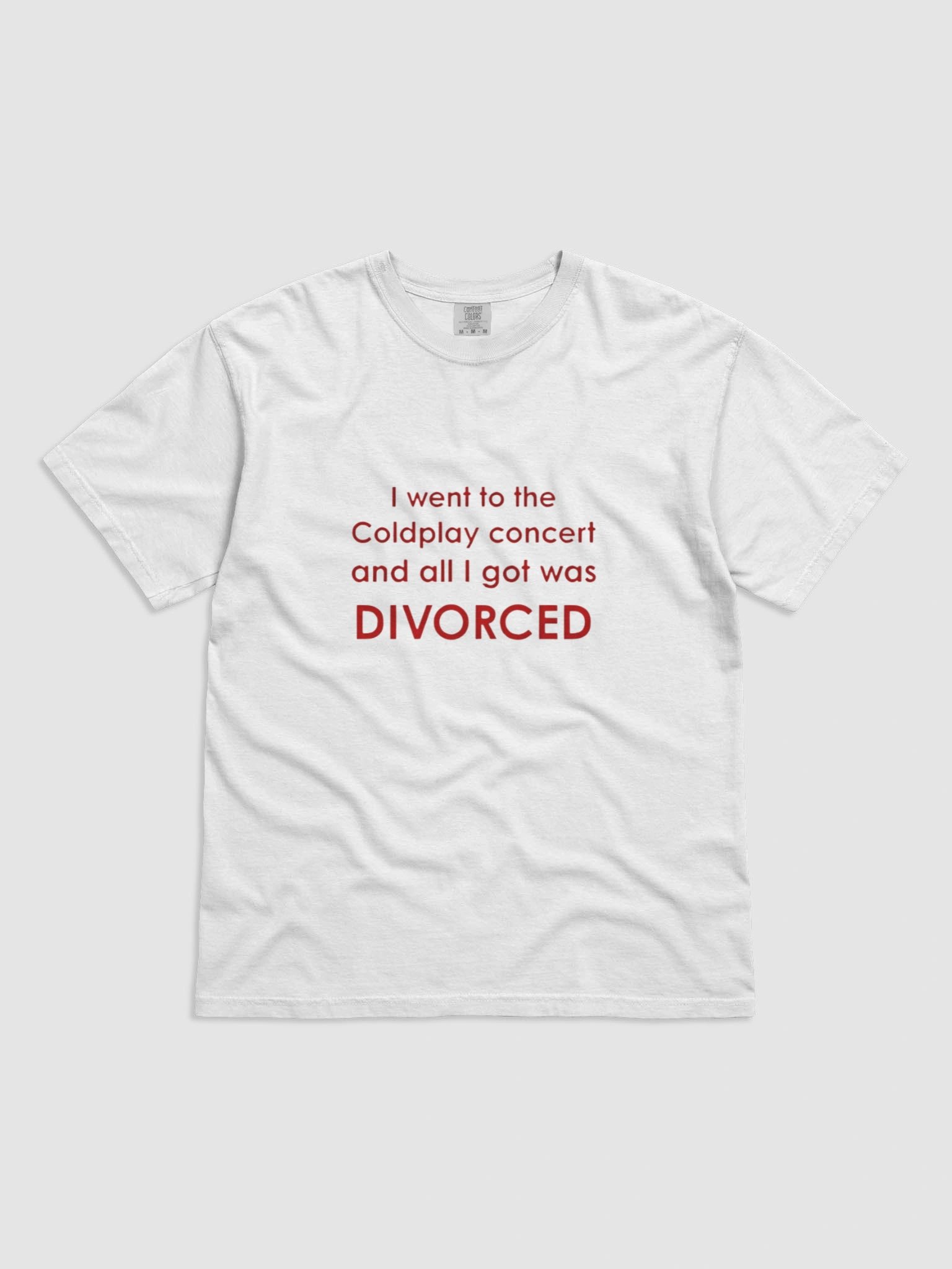 Coldplay Divorce Concert T-shirt product image (5)