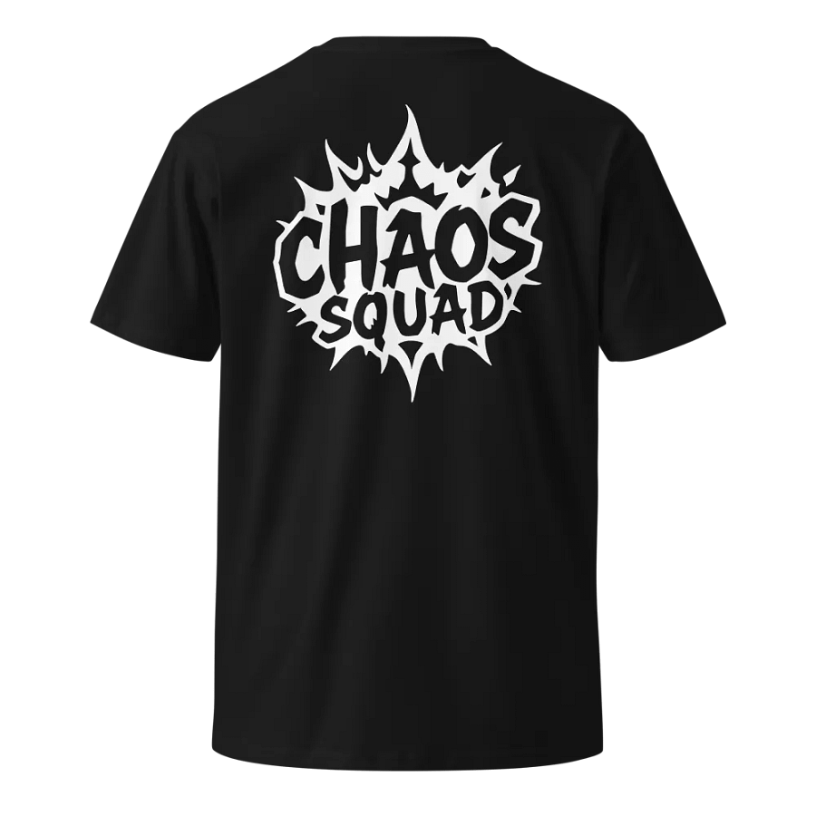 CHAOS SQUAD LOGO TEE BLACK BY RIZZLEXO product image (4)