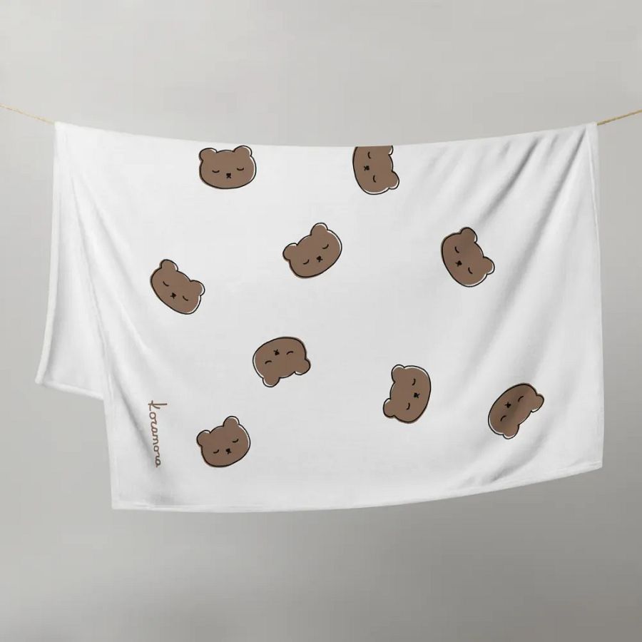 Sleepy Bear Throw Blanket product image (9)
