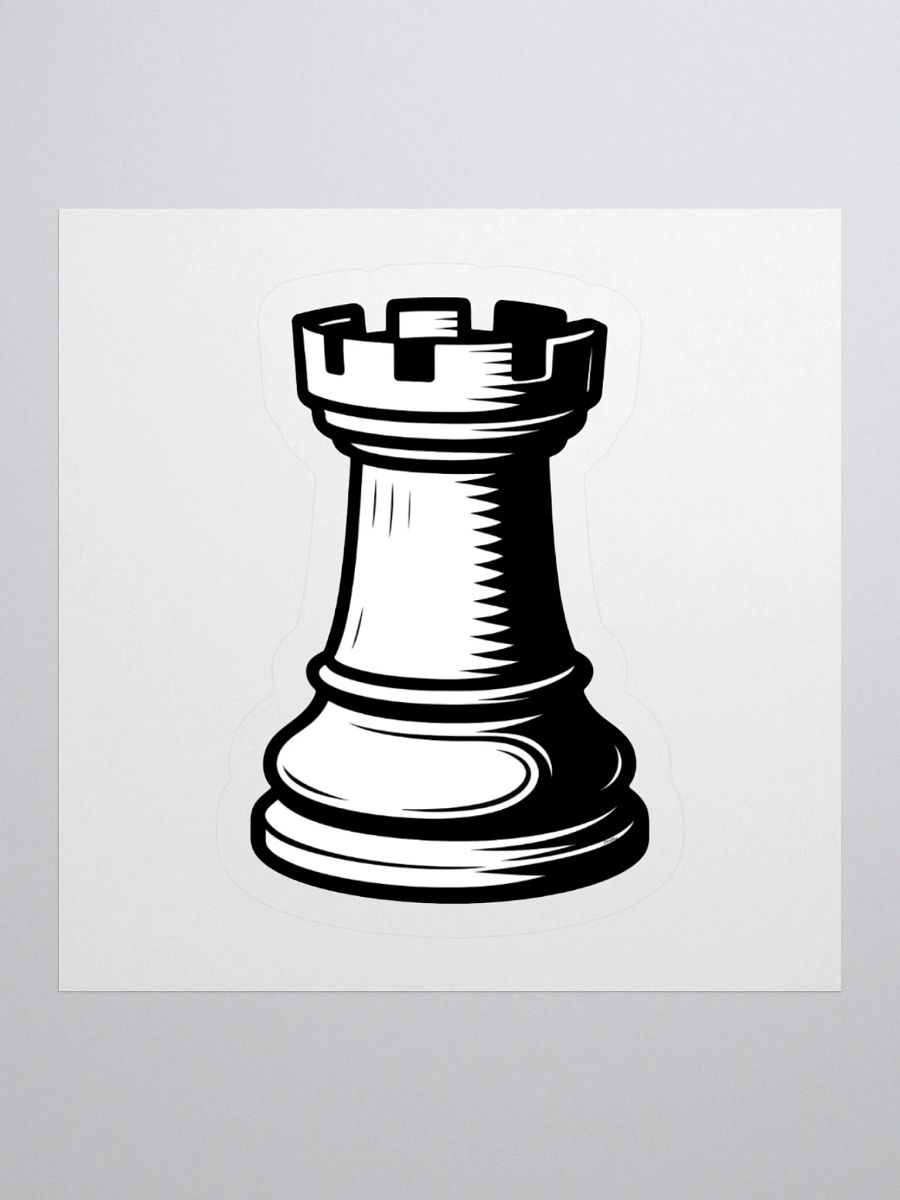 Classic Chess Rook Sticker product image (3)