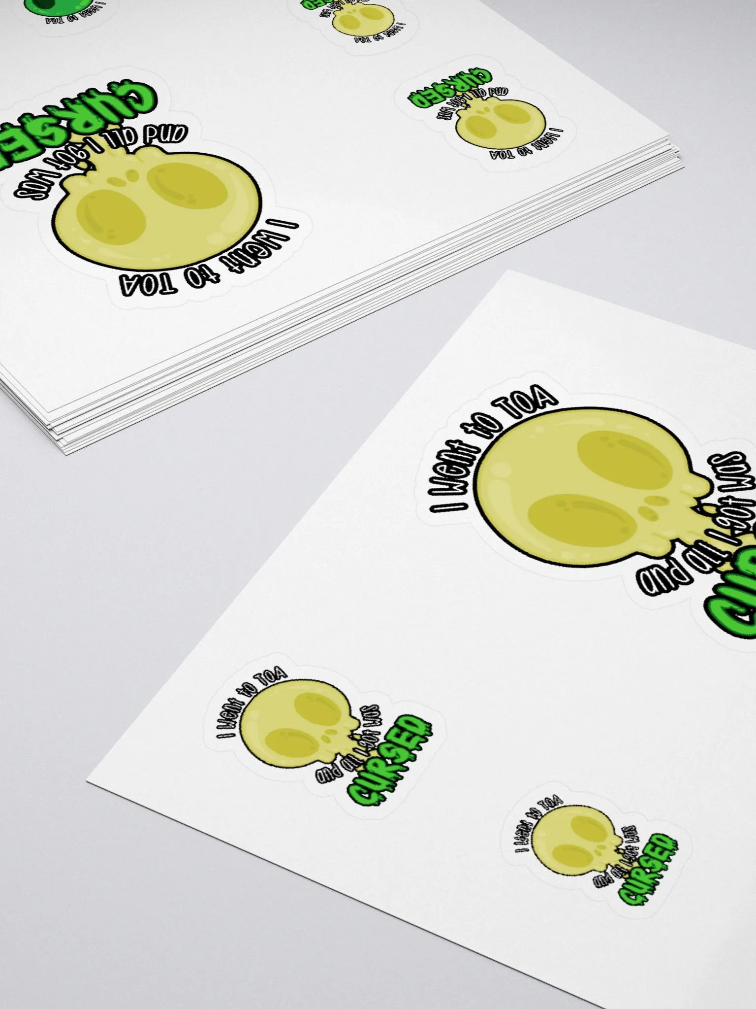 All I Got Was Cursed - Rogue - Sticker Sheet product image (4)