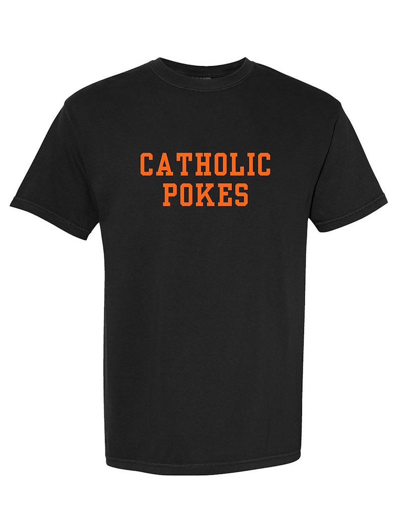 Catholic Pokes - Black T-Shirt
