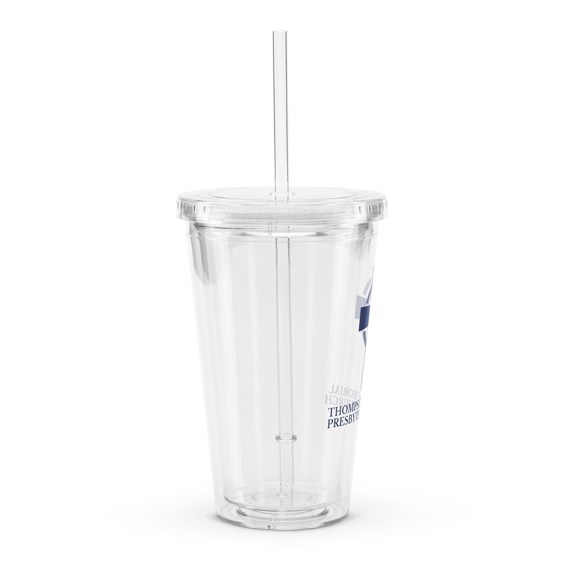 Traditional TMPC Logo: Clear Tumbler with Straw product image (3)
