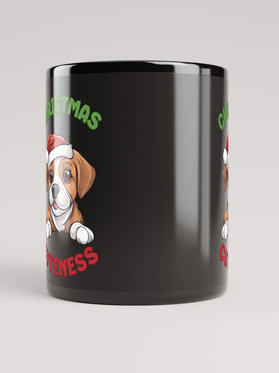 Christmas Cuteness - Dog Lovers Black Mug product image (9)