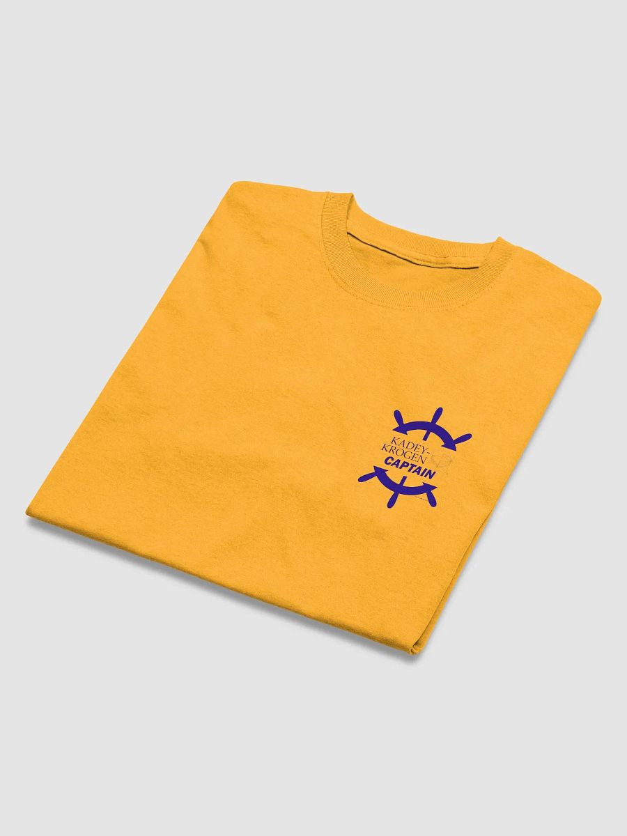Kadey-Krogen Captain - T-Shirt - Light Shirt w/Blue Logo product image (6)