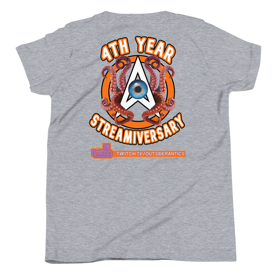 (Limited Edition) 4th Streamiversary 'OA-Cthulhu' Logo Youth T-Shirt product image (6)