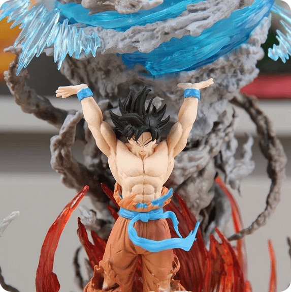 25cm Son Goku Dragon Ball Anime Figure Super Genki Bomb Luminous product image (5)