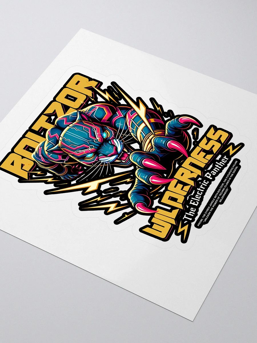 BOLTZOR Electric Panther Stickers product image (3)