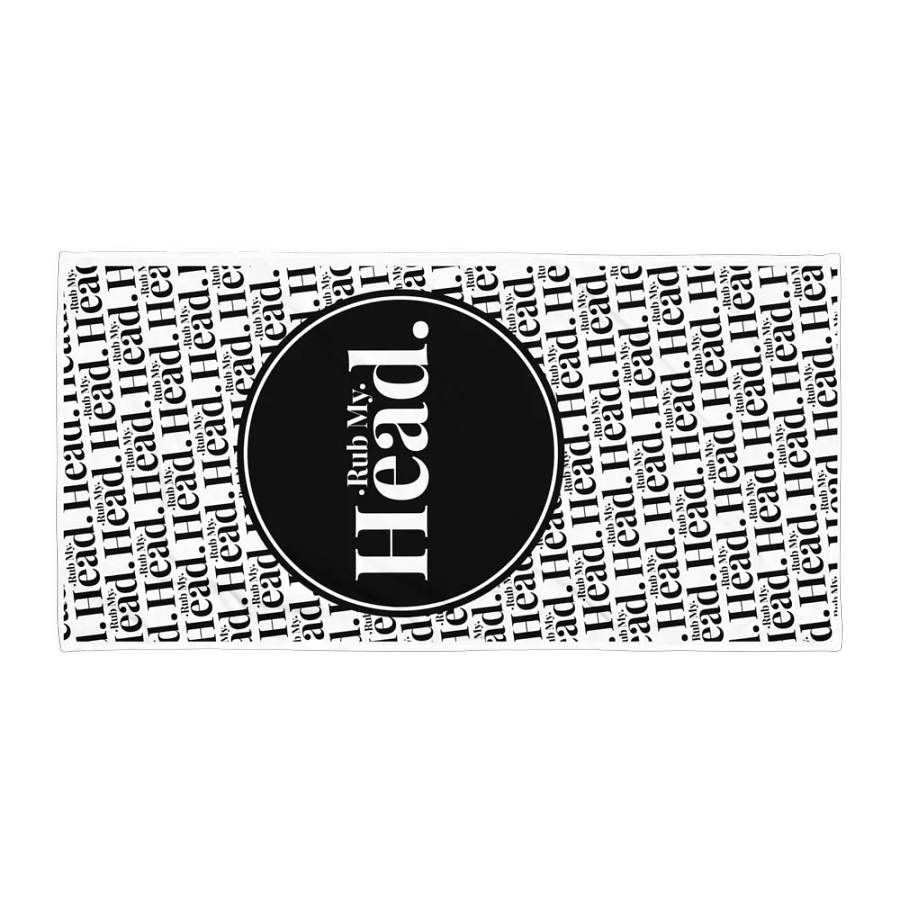 Rub My Head 30" x 60" Towel product image (1)