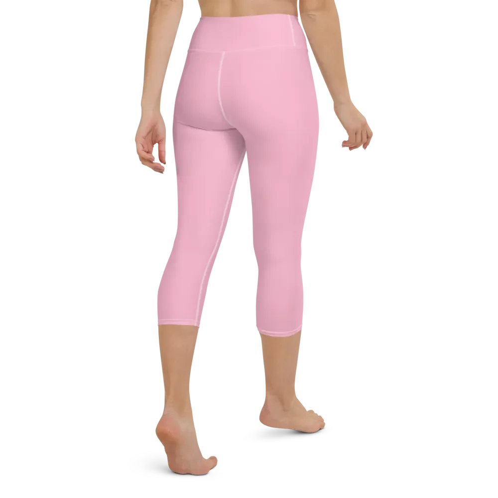 Women's Cotton Candy Pink ZKOT Yoga Capri Leggings - Show your Support with Style - Womenswear product image (3)