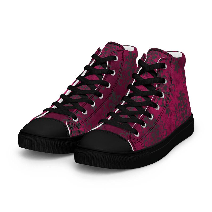 Magenta Damask High Tops product image (6)