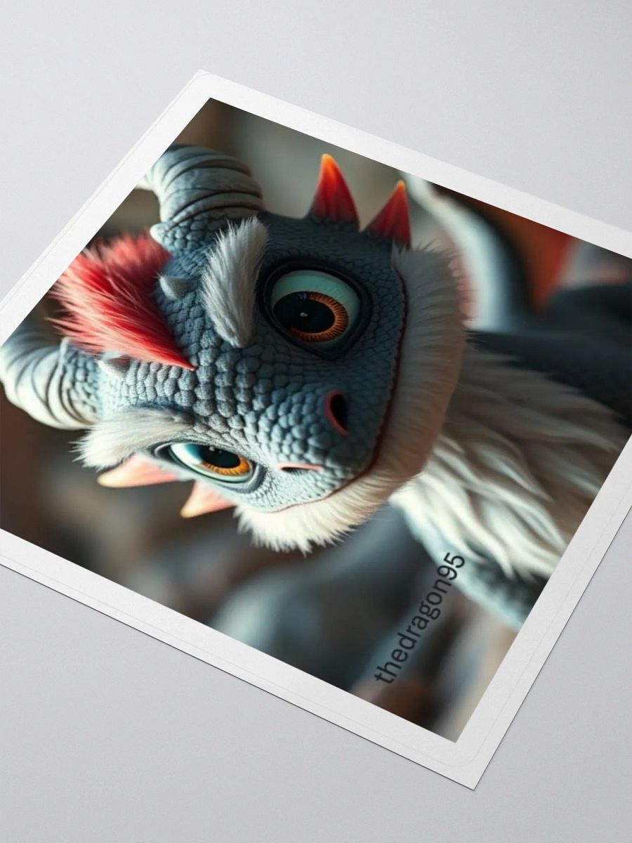 🐉 Flammie – Cute Dragon Sticker 🔥✨ product image (3)