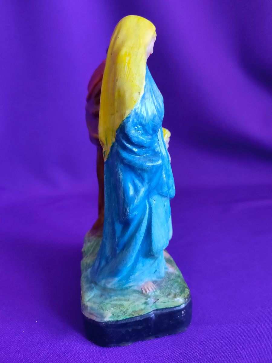 Magnífica Sagrada Família, assinada, vintage, decoração, Natal, presente extraordinário colecionadores, amantes presépios, peças antigas product image (9)