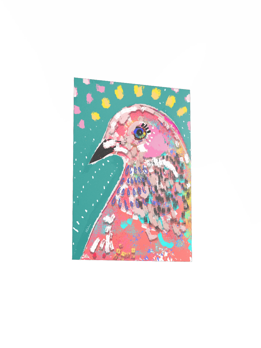 The Prettiest Pigeon - Premium Art Poster product image (3)