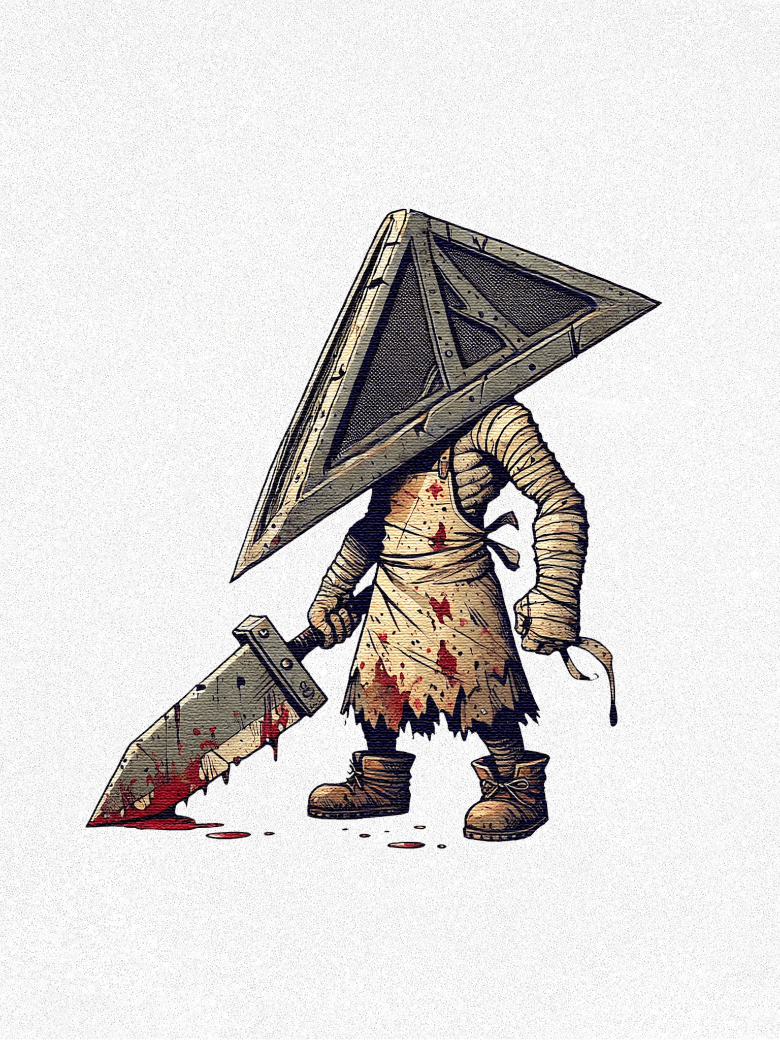 Triangle Head / Heroes & Villains / T-Shirt (Embroidered Logo) product image (3)