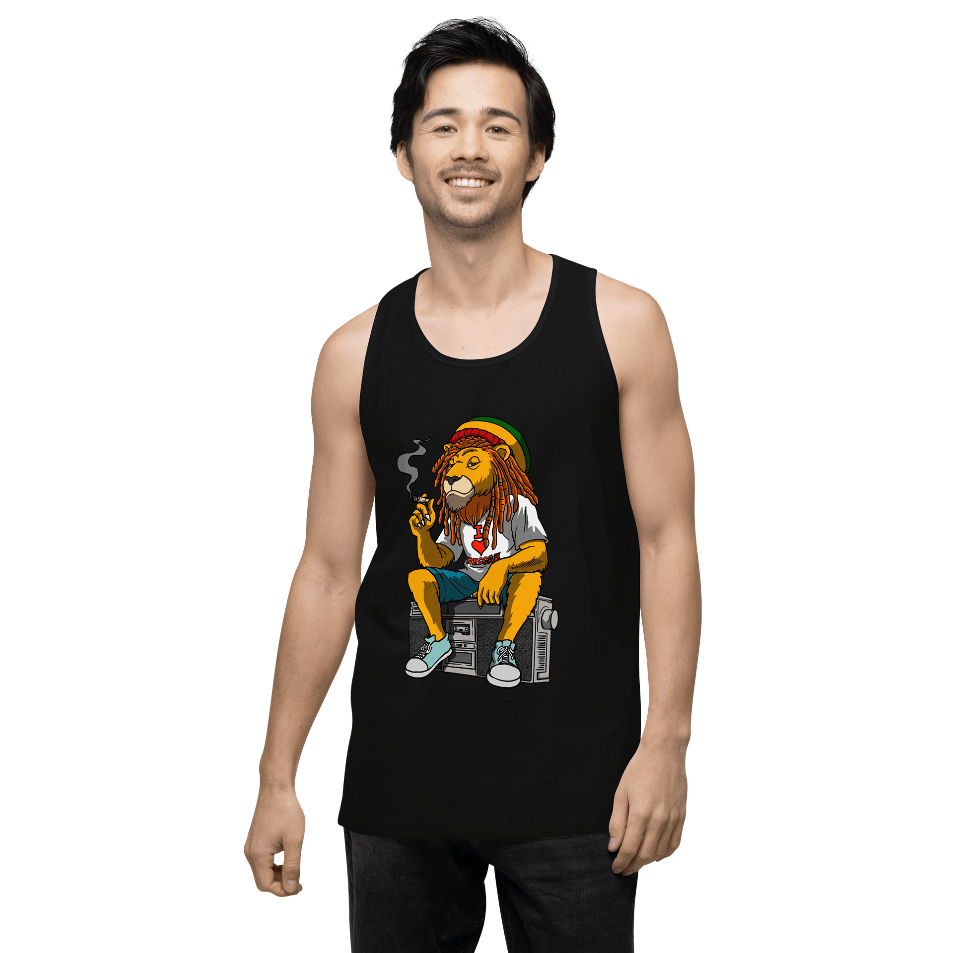 Reggae Lion Men's Tank Top product image (6)