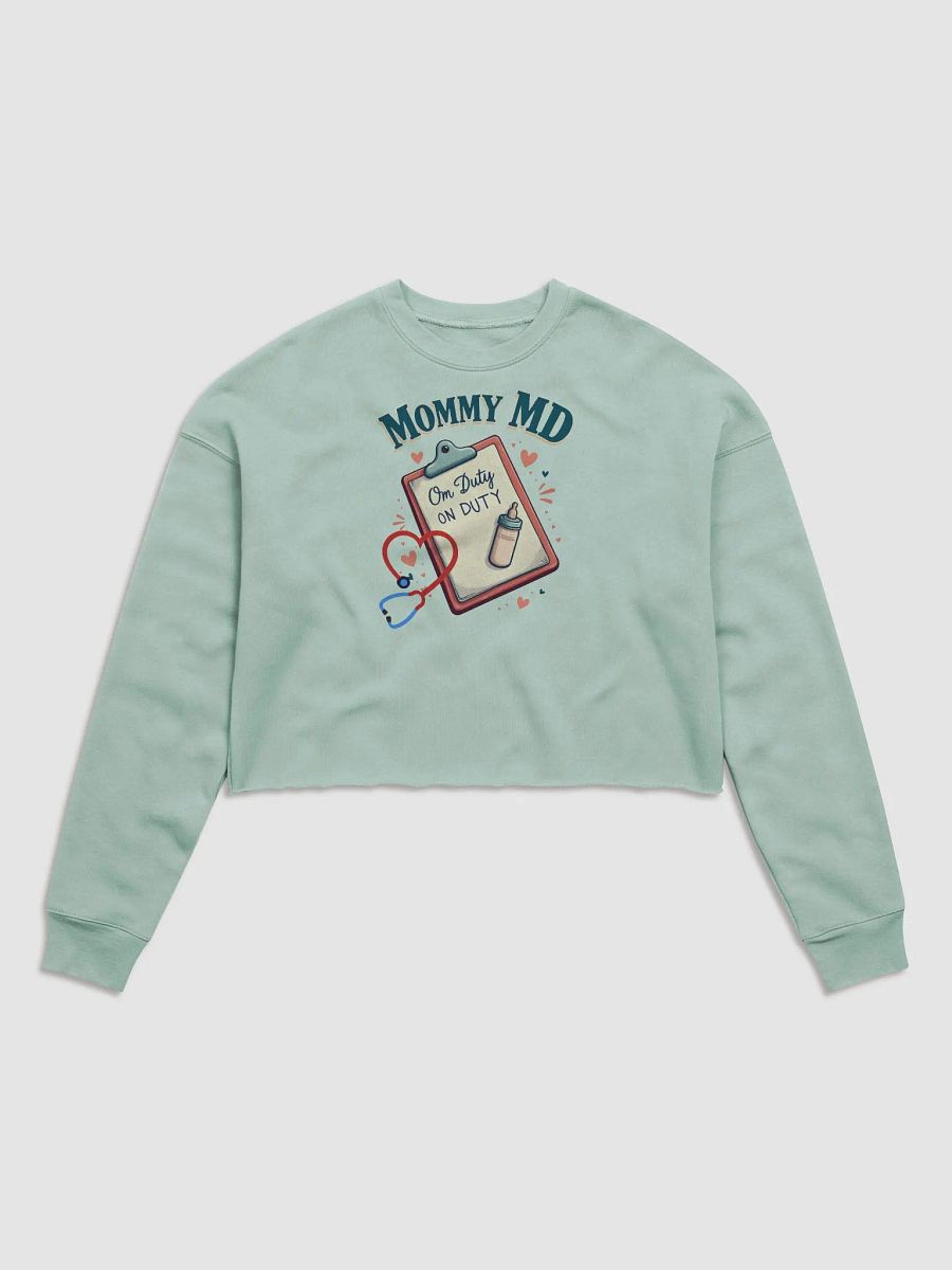 Mommy MD On Duty Crop Sweatshirt product image (25)