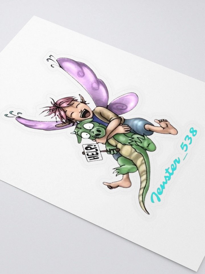 Laughing Fairy and Helpful Dragon Sticker Sheet product image (2)