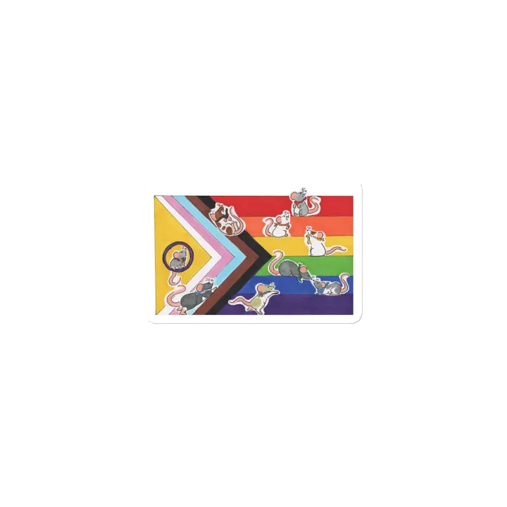 Pride Rats Magnet product image (1)