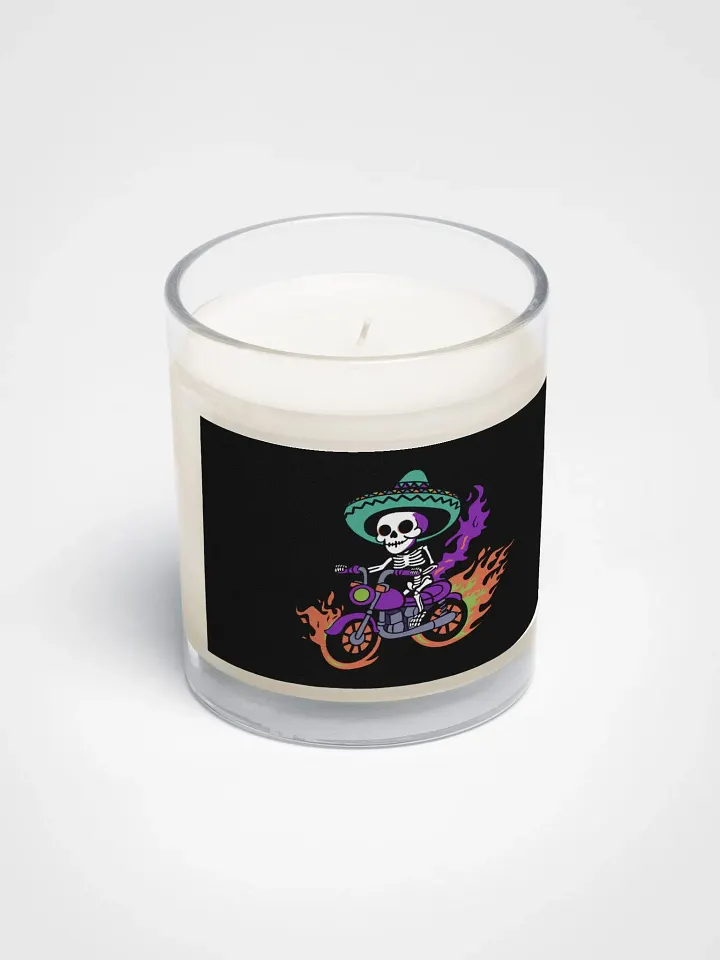 Bone to be Wild Colorful Soy Wax Glass Jar Candle product image (2)