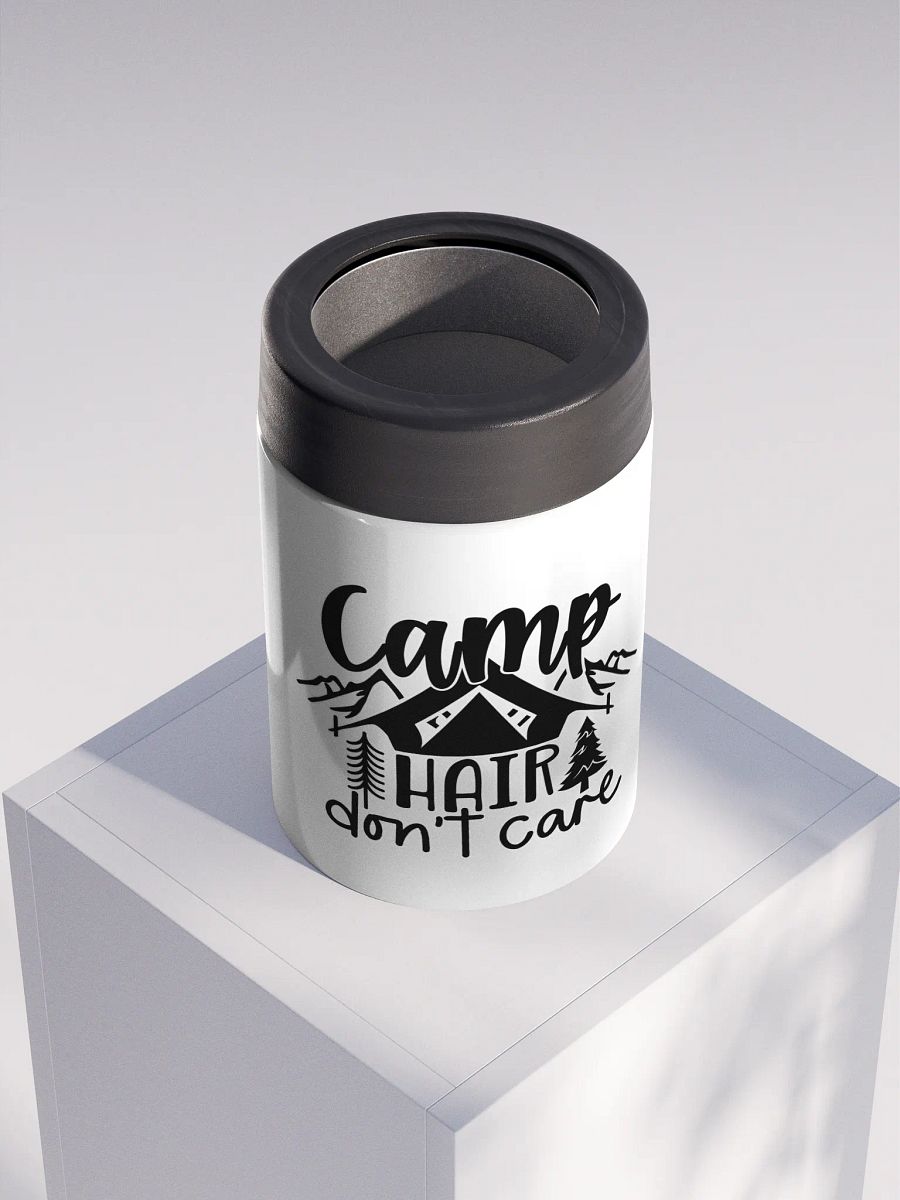 Camp Hair Don't Care Stainless Steel Koozie product image (4)
