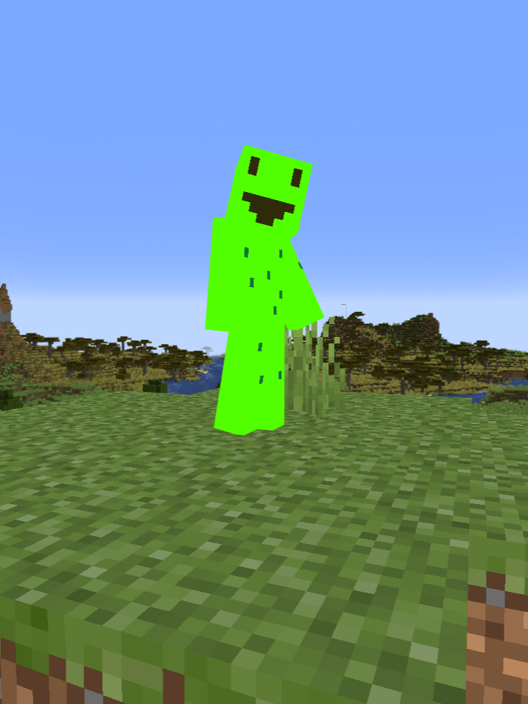 Minecraft mint man skin product image (3)