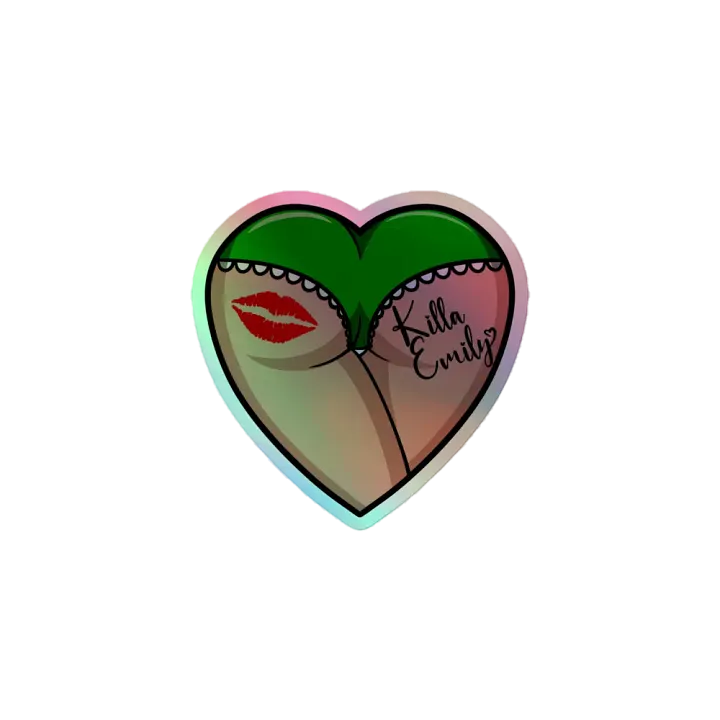 HEART BUTT STICKER product image (1)