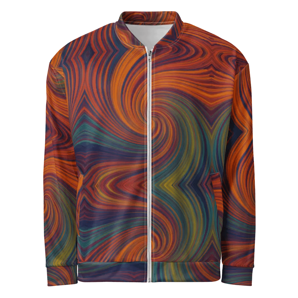 Swirls All-Over Bomber Jacket product image (6)