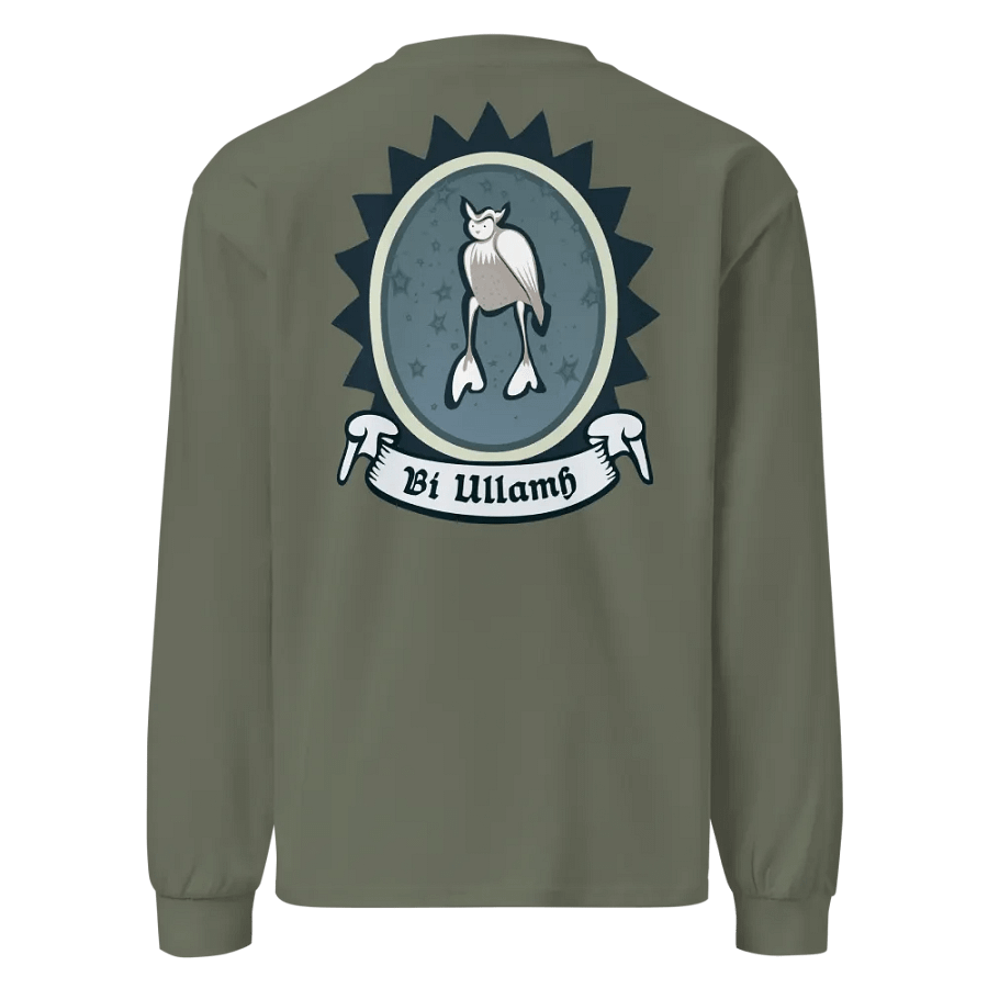 Ulchabhán Bí Ullamh AS Colour Premium Meáchan Trom Léine Sleeve Fada (Back Patch) product image (2)