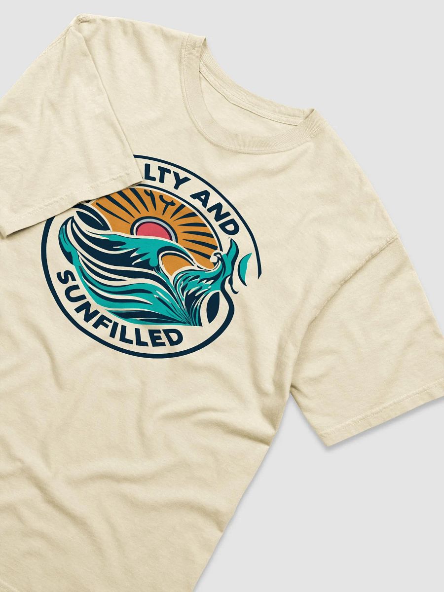Ride the wave of summer ~ Salty & Sunfilled Wave Graphic Te product image (3)