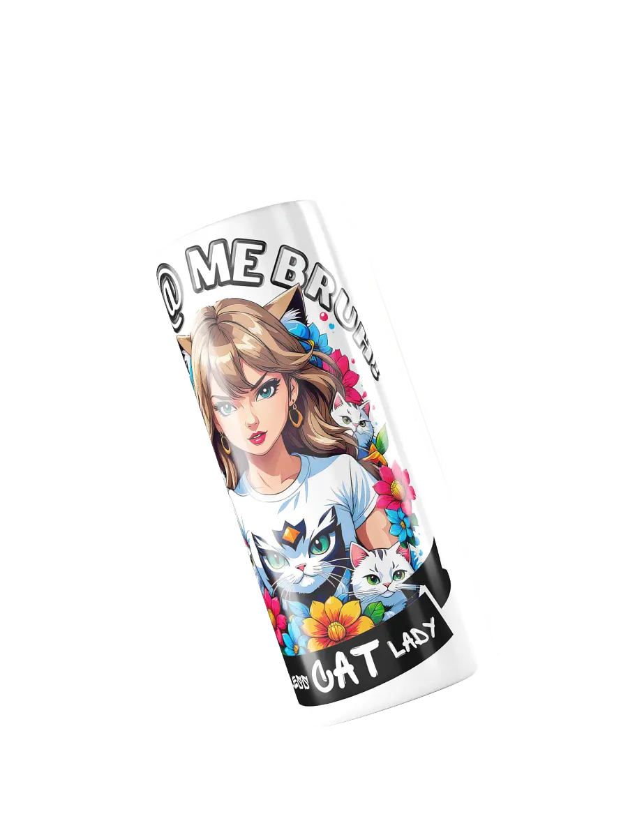 Childless Cat Lady 20 oz Skinny Stainless Steel Tumbler - White product image (5)