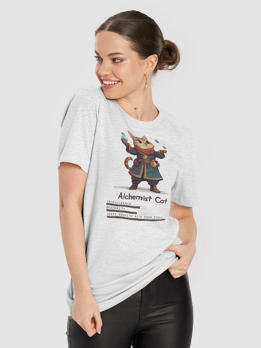 RPG Alchemist Cat unisex short sleeve T-shirt for gamers and cat lovers product image (8)